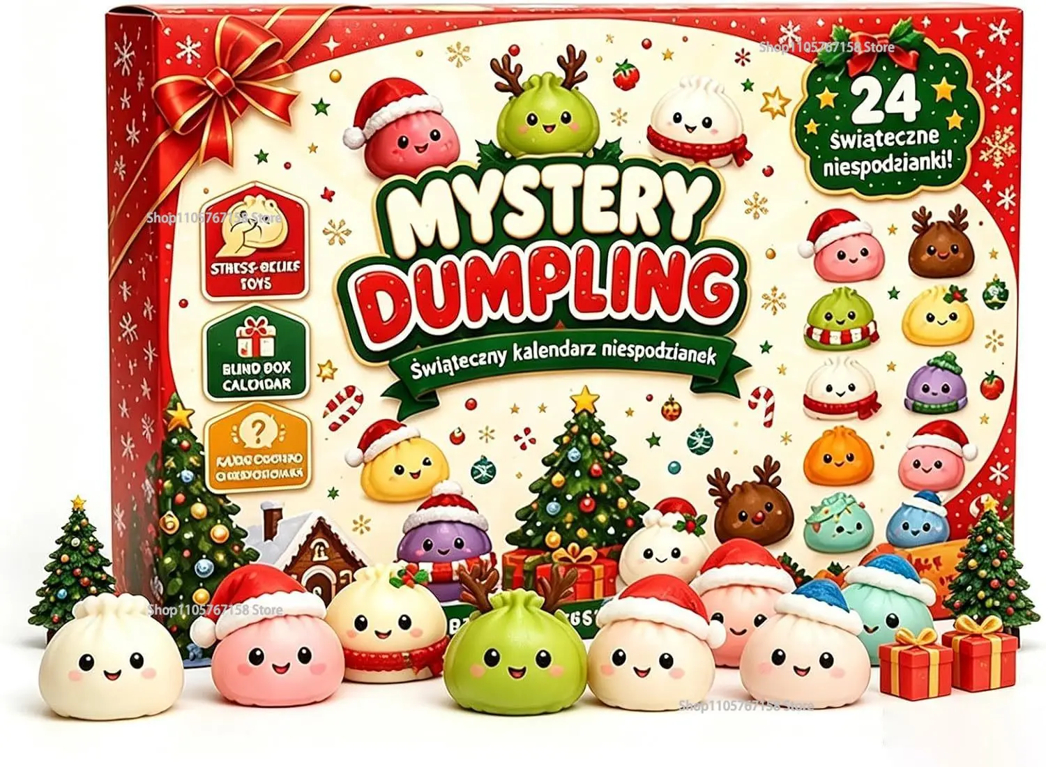 Advent Calendar Gift - Christmas Squishy Advent Calendar 2026, Fidget
