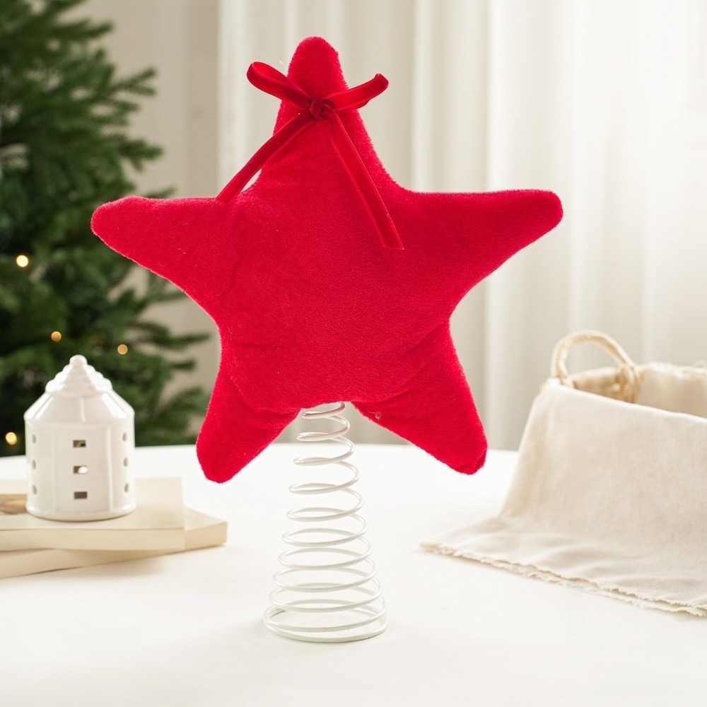 Star Tree Topper - Five Pointed Christmas Tree Topper Star