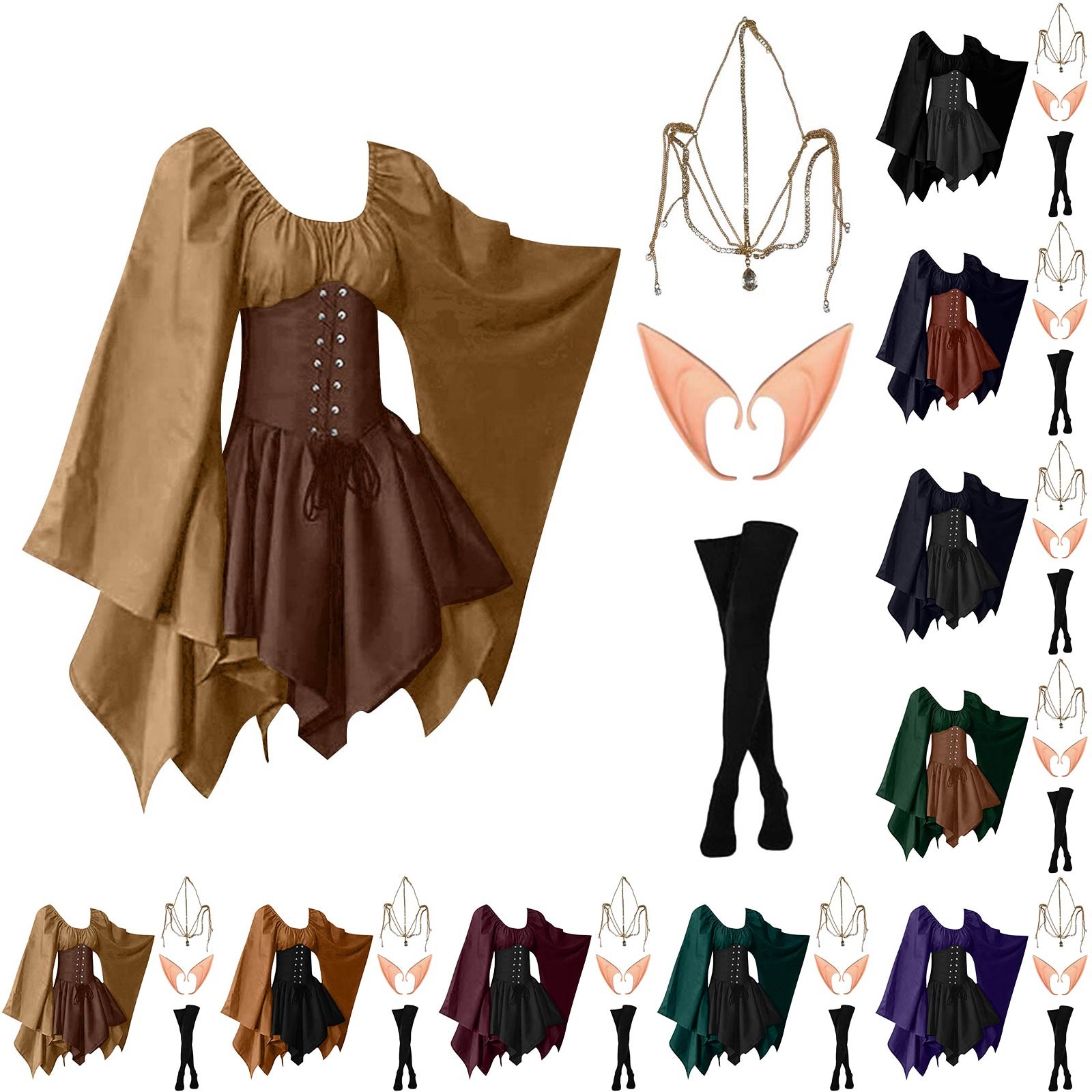 Halloween Cosplay Palace Victo - Elf Costume Christmas review and price