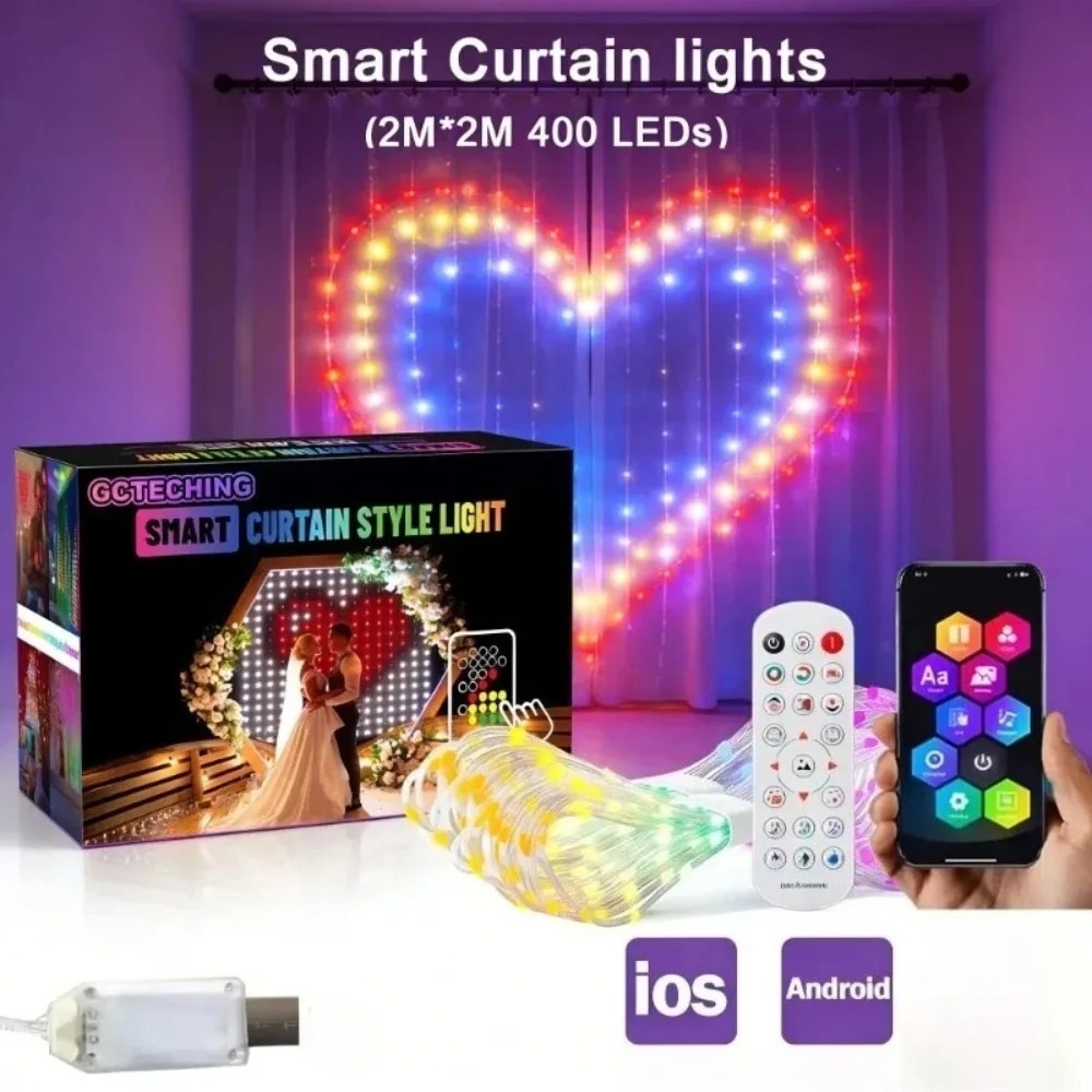 Outdoor LED Pixel Curtain Ligh - Christmas Lights Outdoor review and price