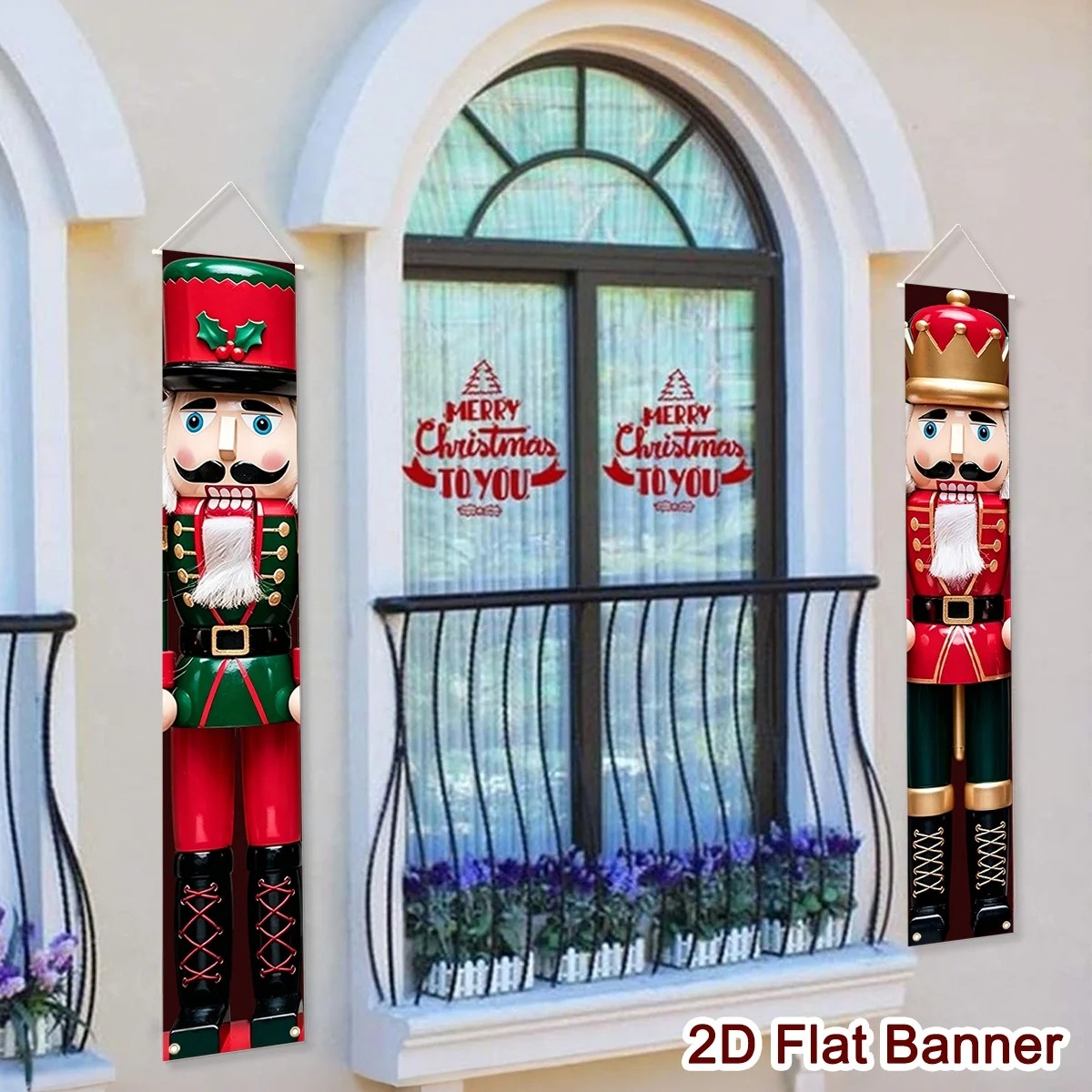 Christmas Porch Banner Set Sol - Nutcracker Figurine review and price