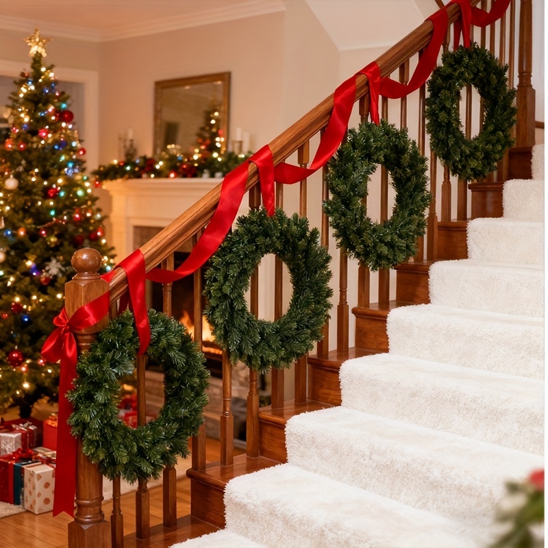 1pc Artificial Christmas Wreat - Christmas Wreath Fake review and price