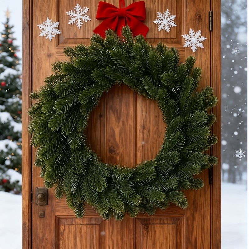 1pc Artificial Christmas Wreat - Christmas Wreath Fake review and price