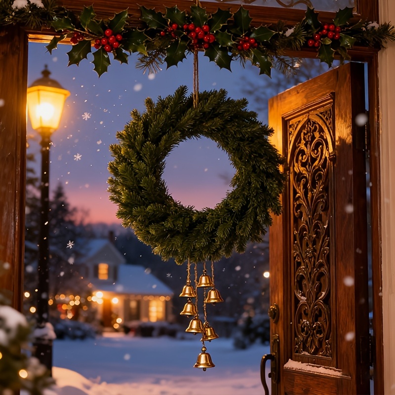 1pc Artificial Christmas Wreat - Christmas Wreath Fake review and price