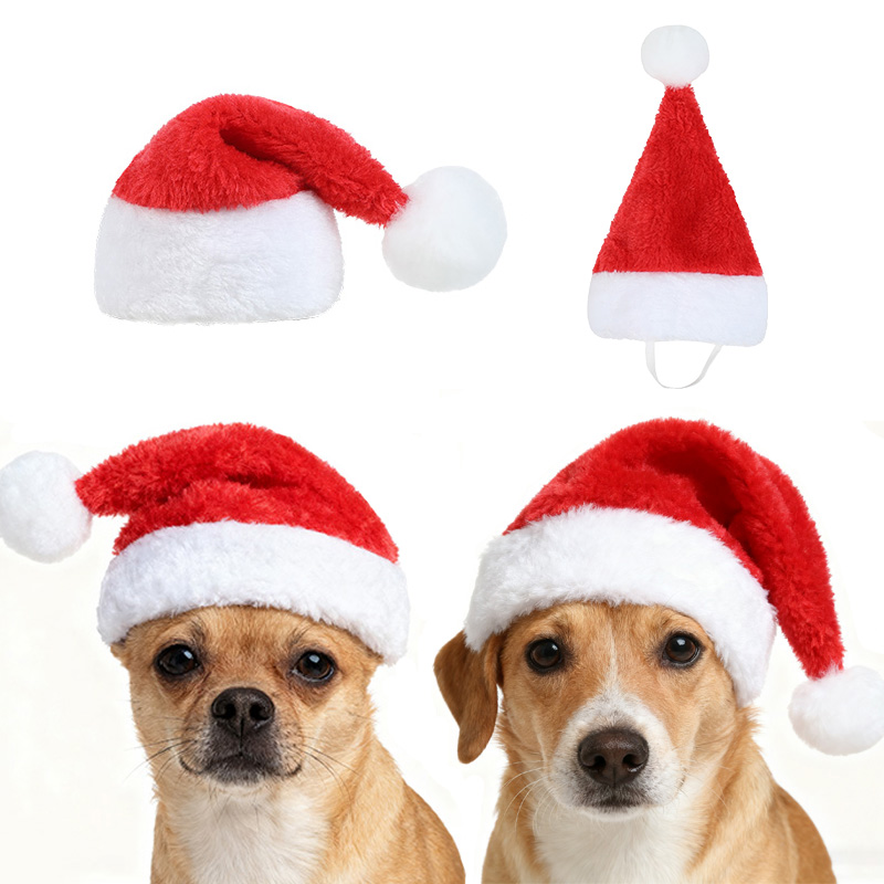 Christmas Pet Santa Hat Red Pl - Santa Hat Plush review and price