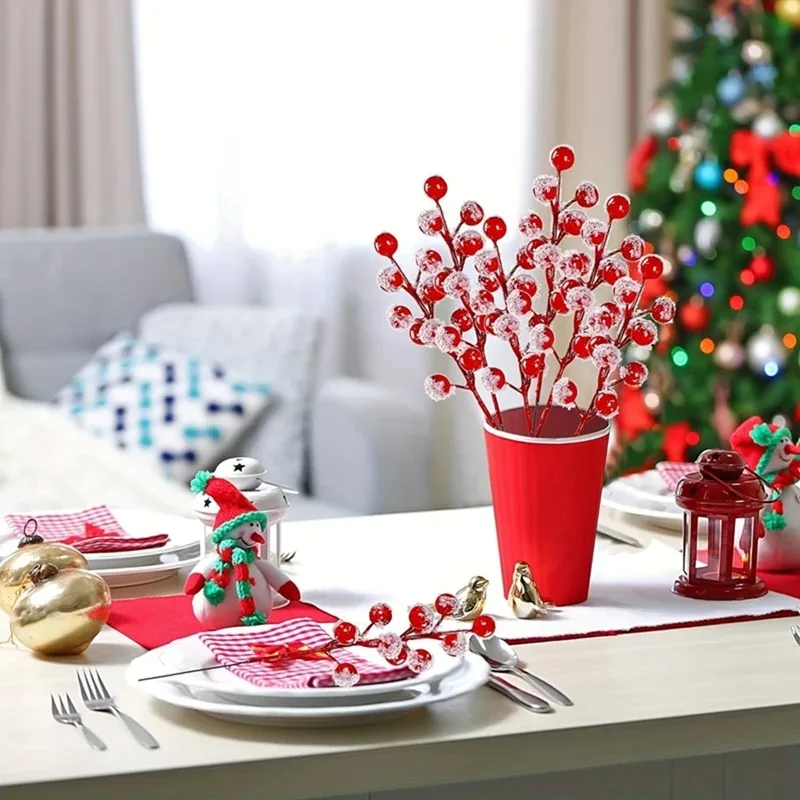 10-200PCS Artificial Red Berry - Christmas Tree Artificial review and price