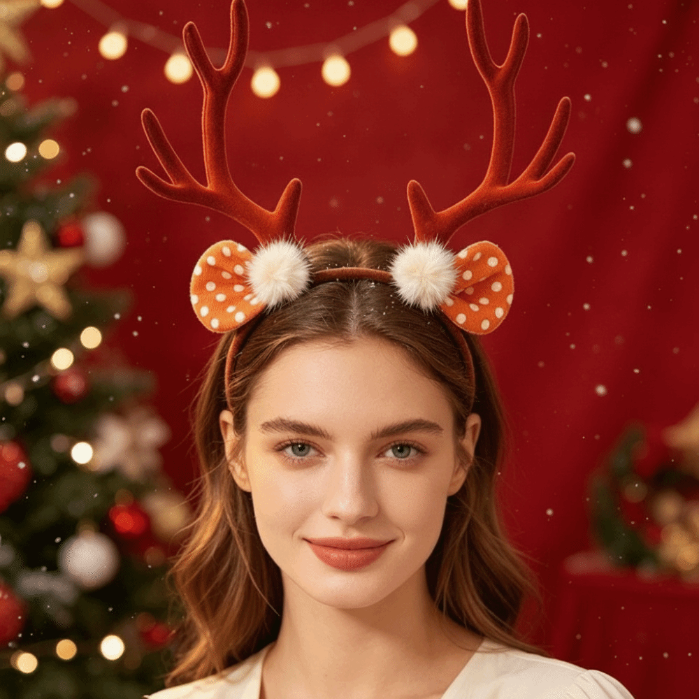 Fashion Shiny Christmas Headba - Reindeer Antlers Headband review and price