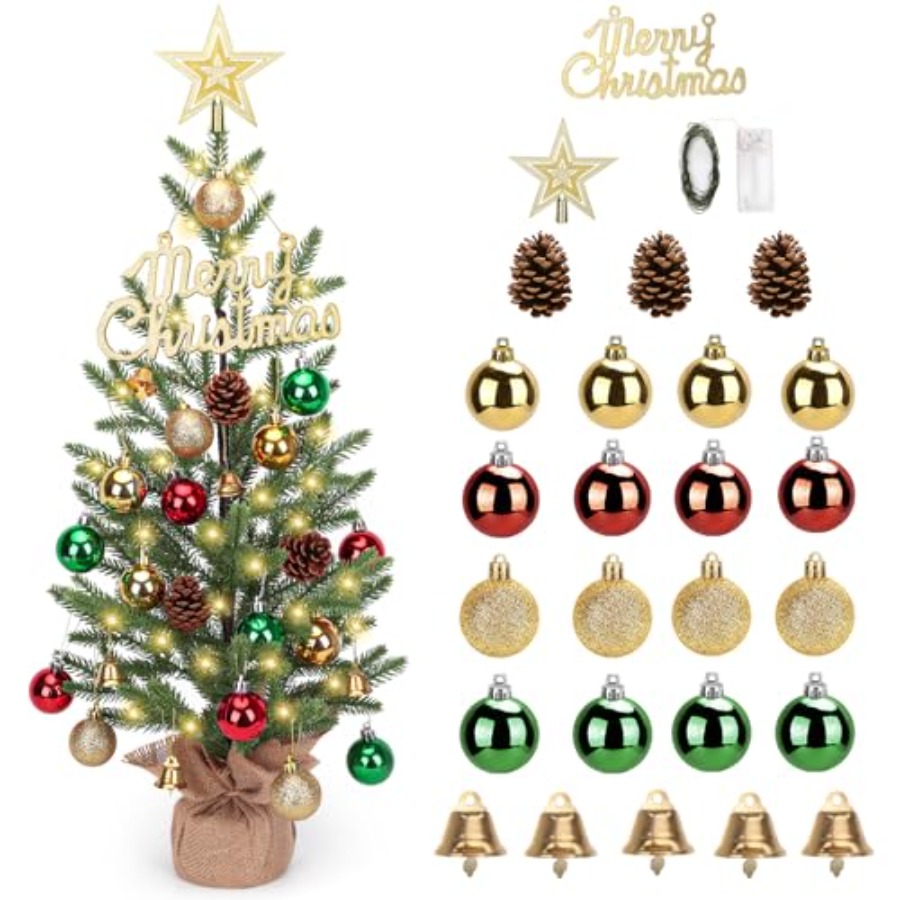 2FT Mini Christmas Tree, Table - Christmas Tree Artificial review and price