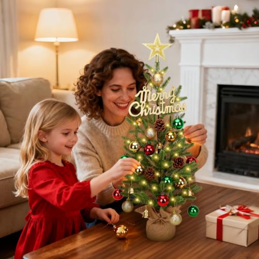 2FT Mini Christmas Tree, Table - Christmas Tree Artificial review and price