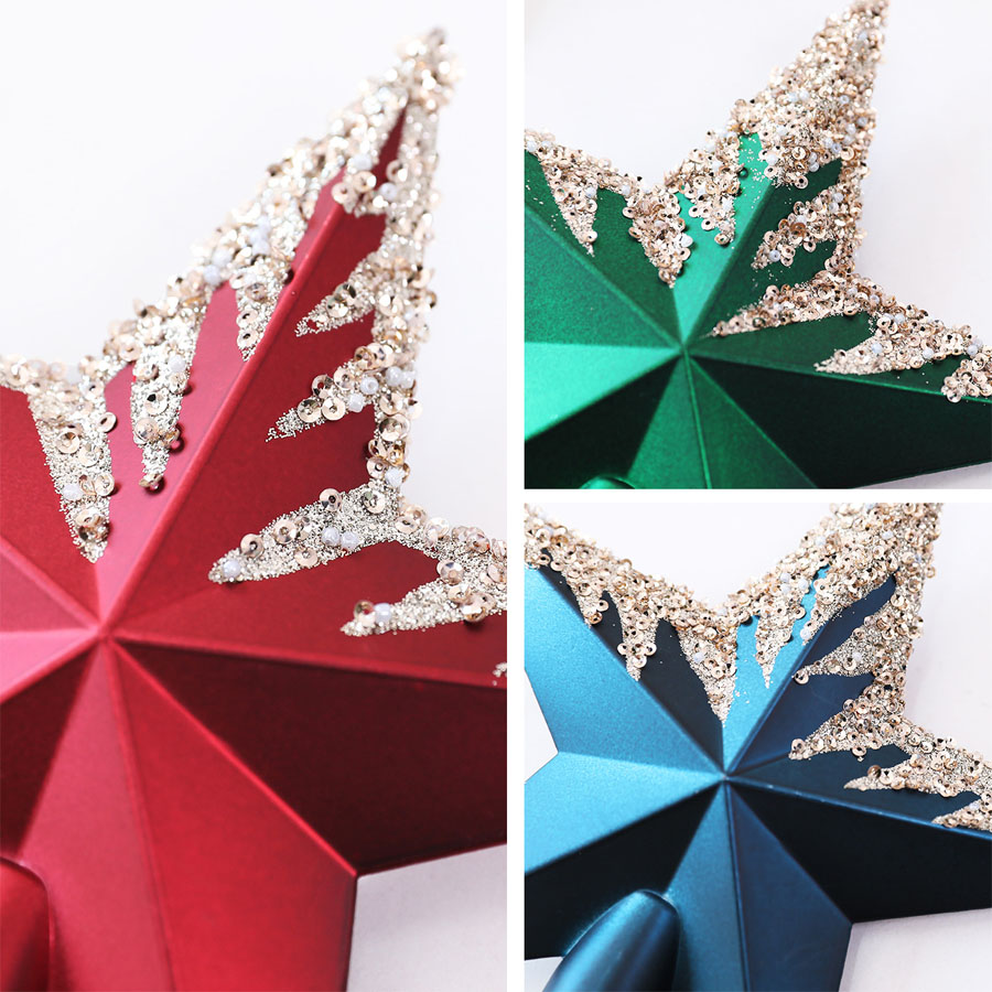 Electroplated Painted Tree Top - Star Tree Topper review and price