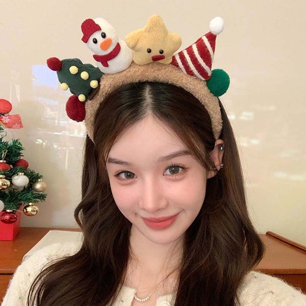 Plush Texture Christmas Headba - Reindeer Antlers Headband review and price