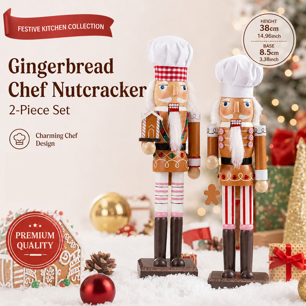 38CM Christmas Nutcracker Wood - Nutcracker Figurine review and price