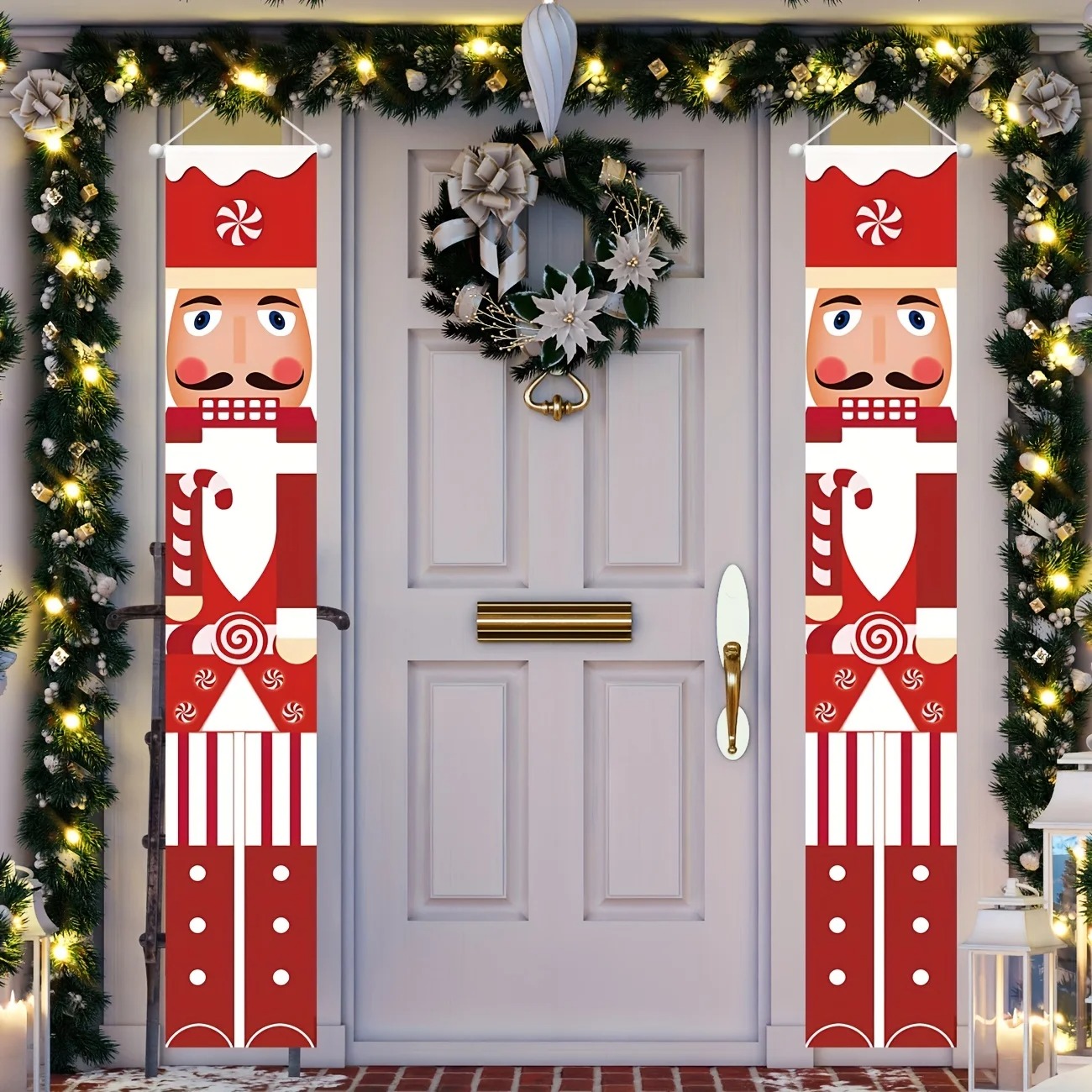 Christmas Banner Set Nutcracke - Nutcracker Figurine review and price