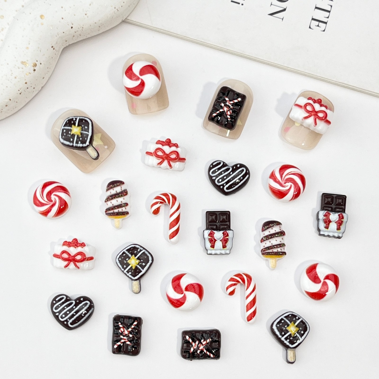 50pcs Resin Mini Christmas cho - Nutcracker Figurine review and price