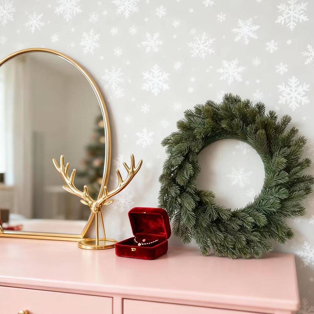 Artificial Pine Wreath Plant C - Christmas Wreath Fake review and price